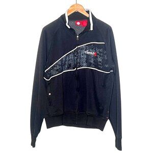 Element Black Zip-Up Jacket XXL Embroidered Logo Thumb hole Skateboarding